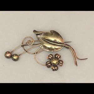 Vintage Van Dell 12k gold filled on Sterling.